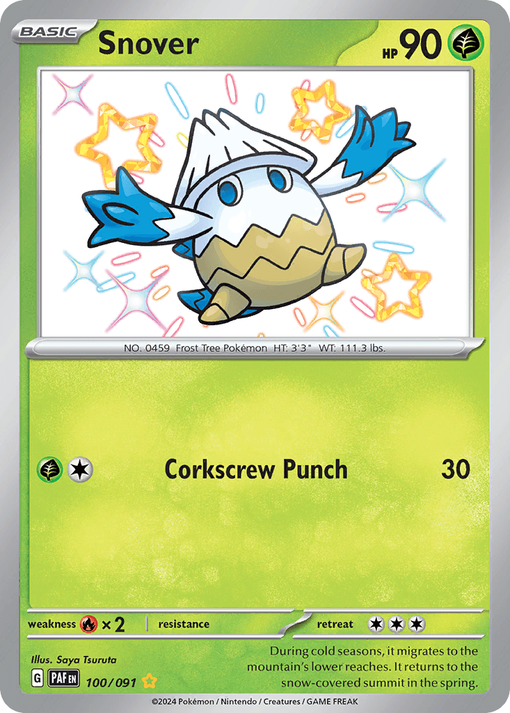 Snover 100 — Scarlet & Violet: Paldean Fates