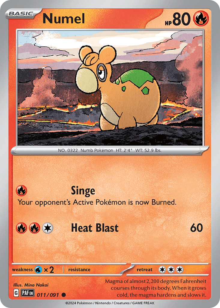 Numel 11 — Scarlet & Violet: Paldean Fates
