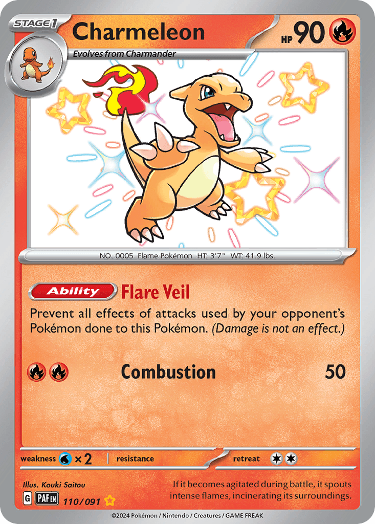 Charmeleon 110 — Scarlet & Violet: Paldean Fates