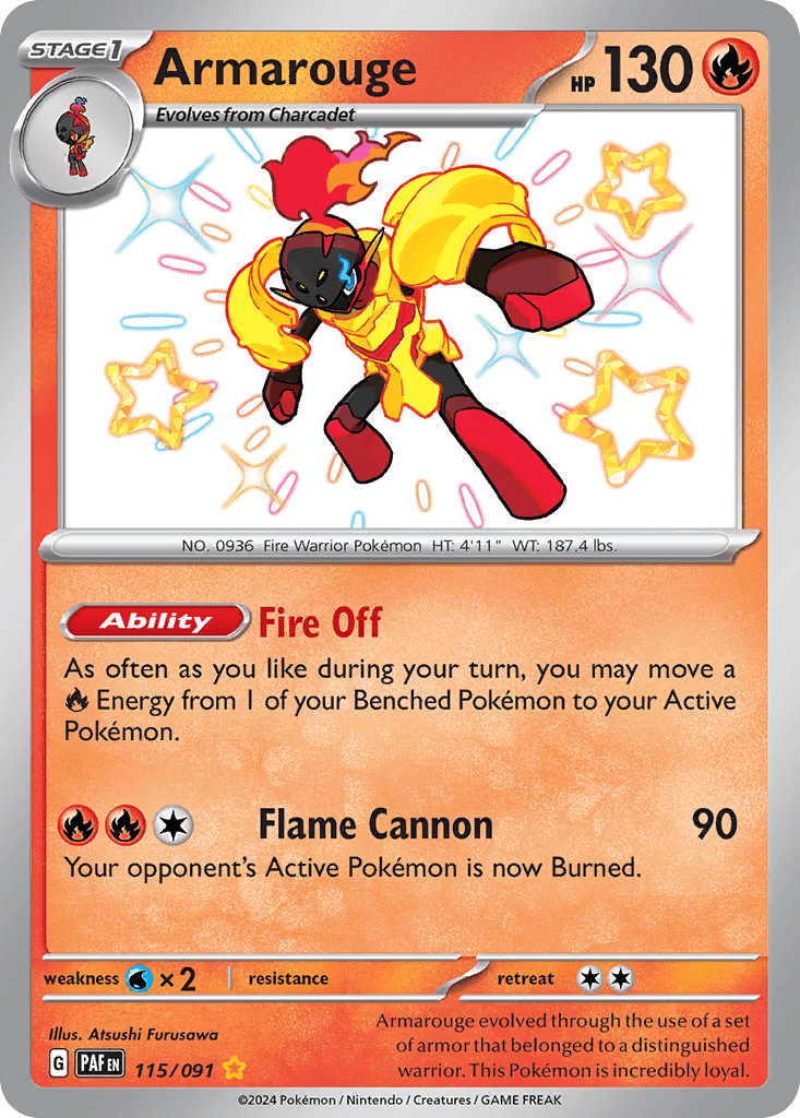 Armarouge 115 — Scarlet & Violet: Paldean Fates