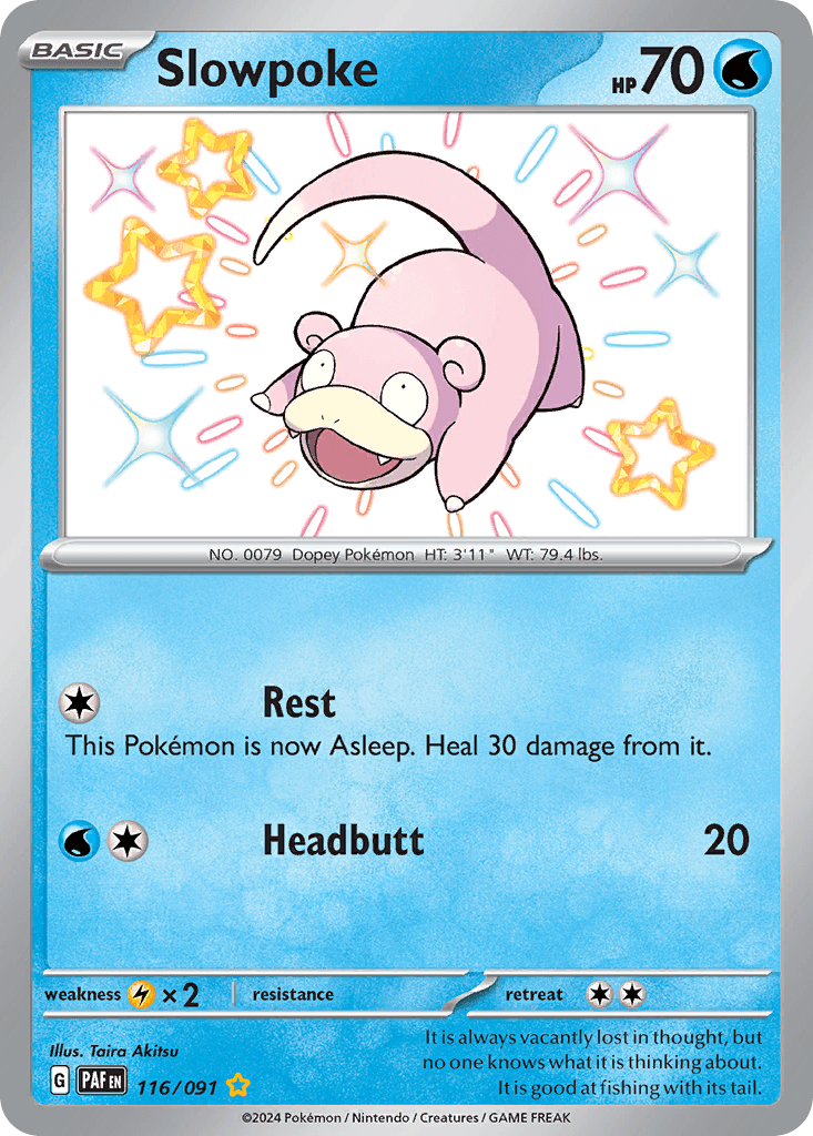 Slowpoke 116 — Scarlet & Violet: Paldean Fates