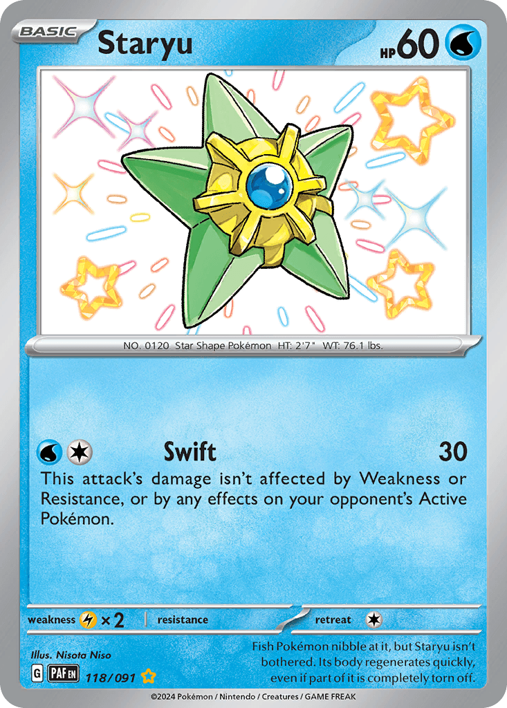 Staryu 118 — Scarlet & Violet: Paldean Fates