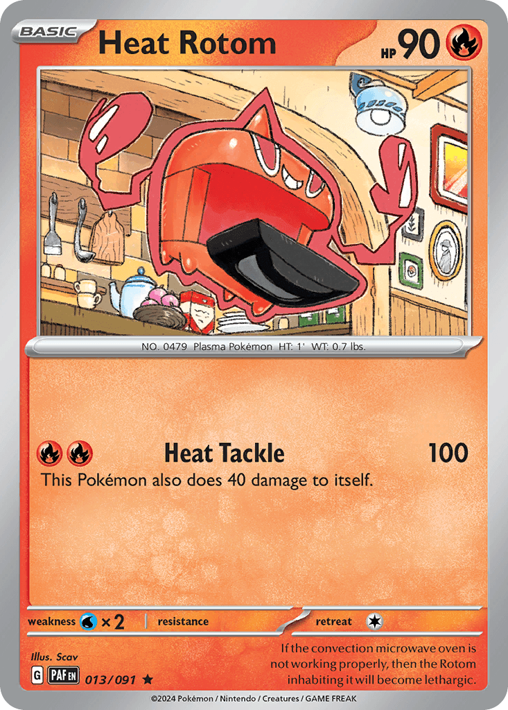 Heat Rotom 13 — Scarlet & Violet: Paldean Fates