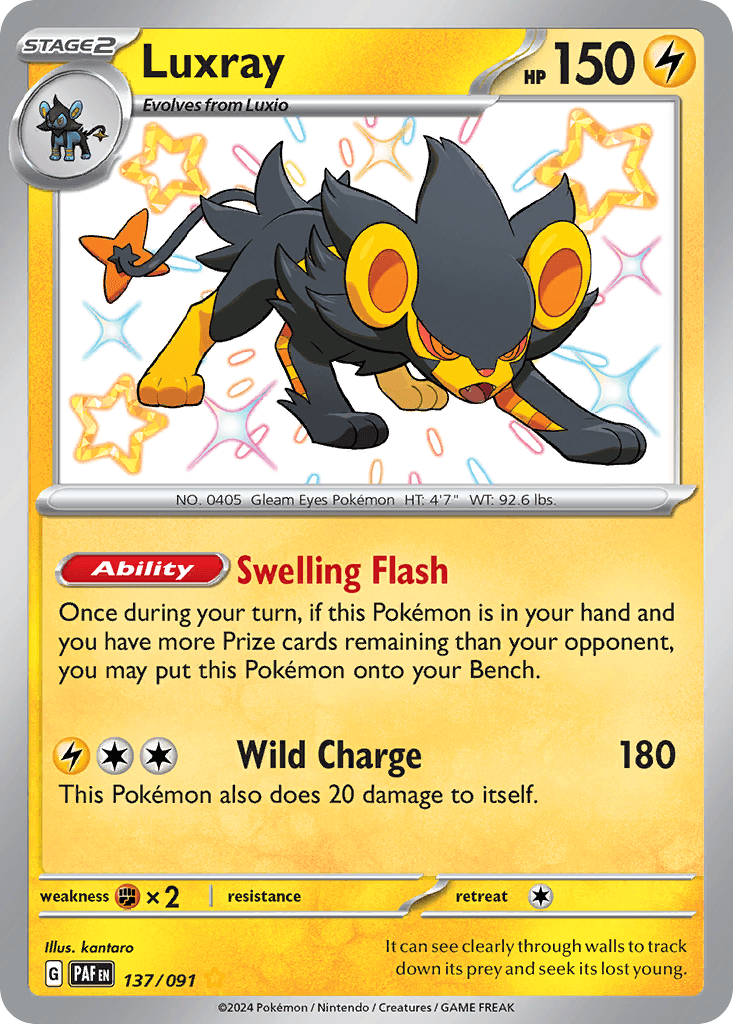 Luxray 137 — Scarlet & Violet: Paldean Fates