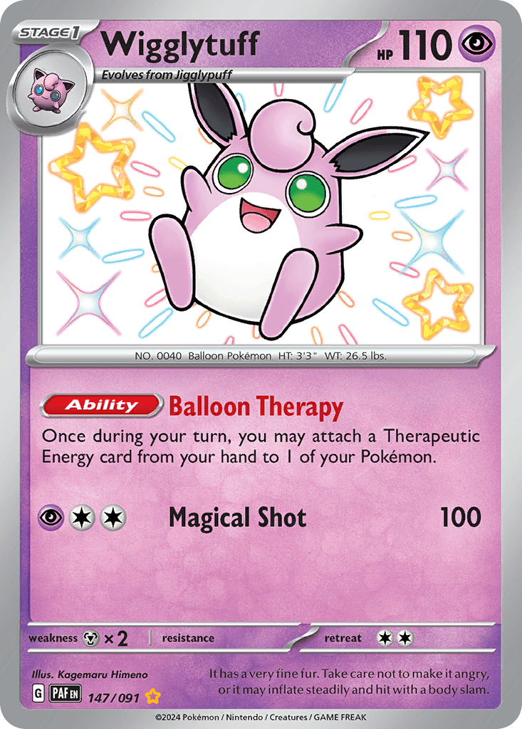Wigglytuff 147 — Scarlet & Violet: Paldean Fates