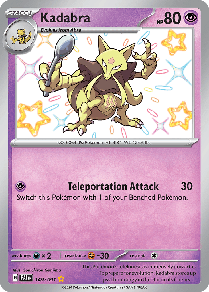 Kadabra 149 — Scarlet & Violet: Paldean Fates
