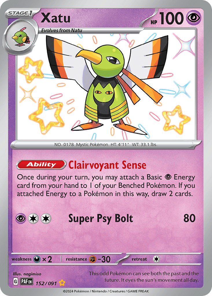 Xatu 152 — Scarlet & Violet: Paldean Fates