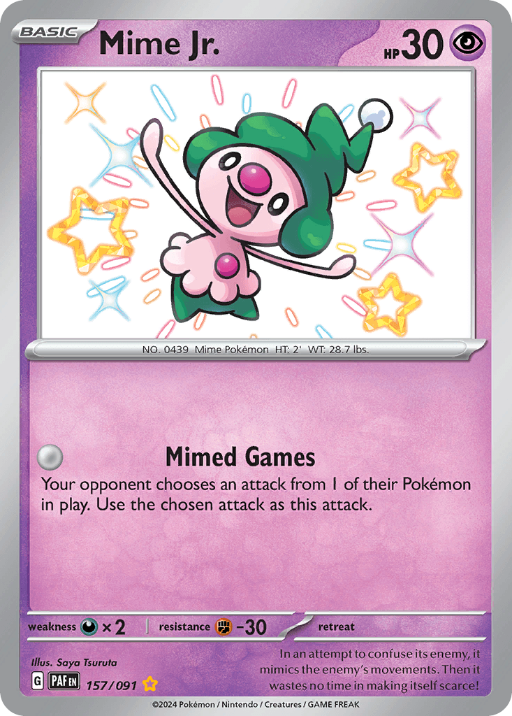 Mime Jr. 157 — Scarlet & Violet: Paldean Fates