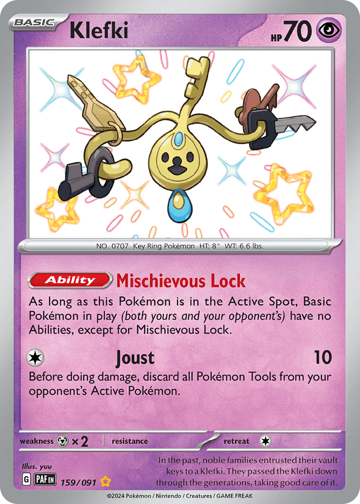 Klefki 159 — Scarlet & Violet: Paldean Fates
