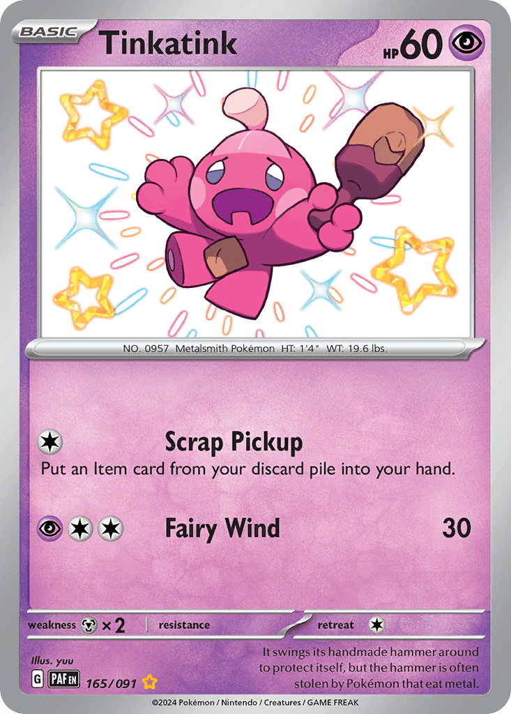 Tinkatink 165 — Scarlet & Violet: Paldean Fates