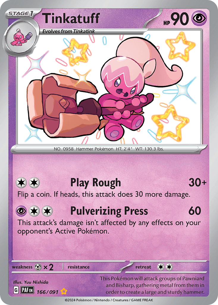 Tinkatuff 166 — Scarlet & Violet: Paldean Fates