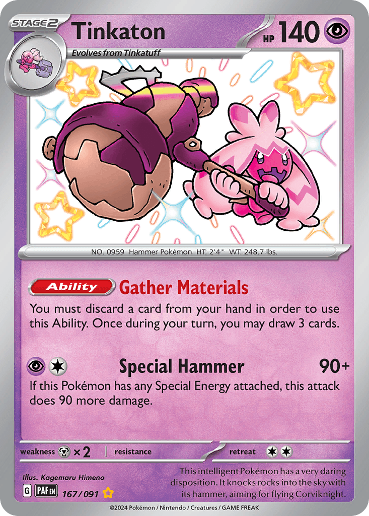 Tinkaton 167 — Scarlet & Violet: Paldean Fates