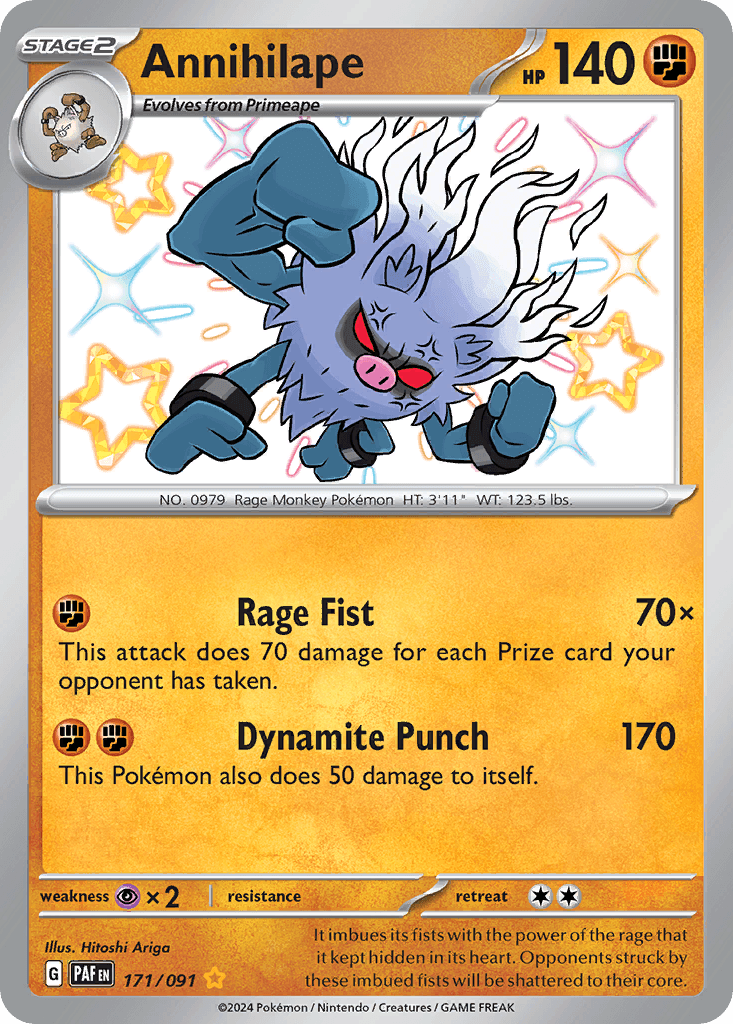 Annihilape 171 — Scarlet & Violet: Paldean Fates
