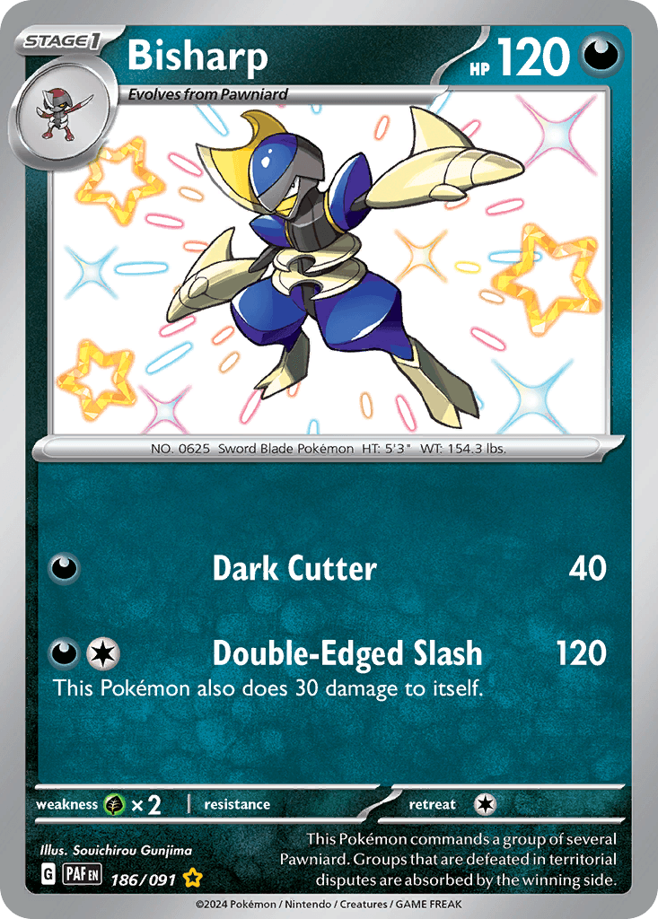 Bisharp 186 — Scarlet & Violet: Paldean Fates