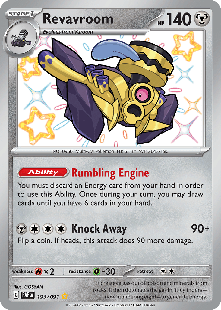 Revavroom 193 — Scarlet & Violet: Paldean Fates