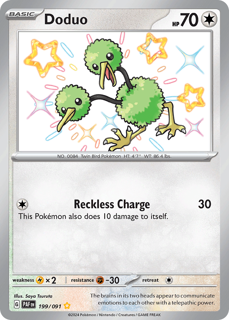 Doduo 199 — Scarlet & Violet: Paldean Fates