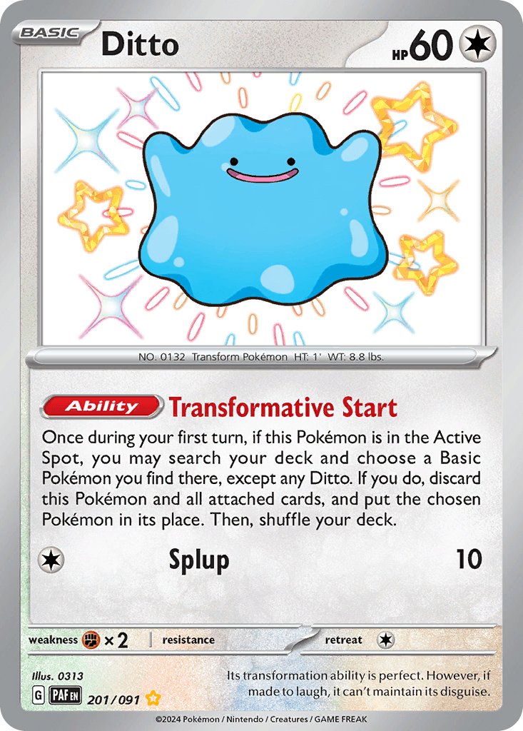 Ditto 201 — Scarlet & Violet: Paldean Fates