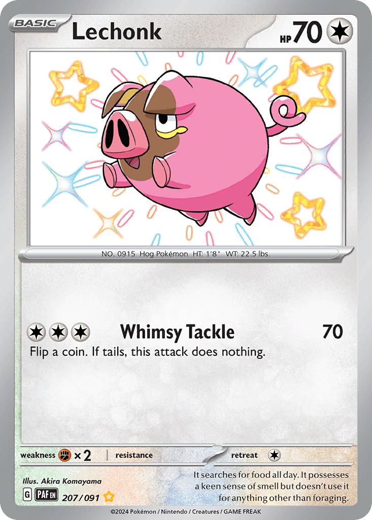 Lechonk 207 — Scarlet & Violet: Paldean Fates