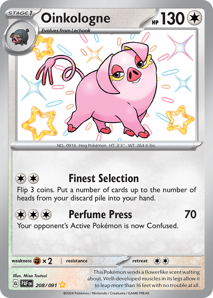 Oinkologne 208 — Scarlet & Violet: Paldean Fates