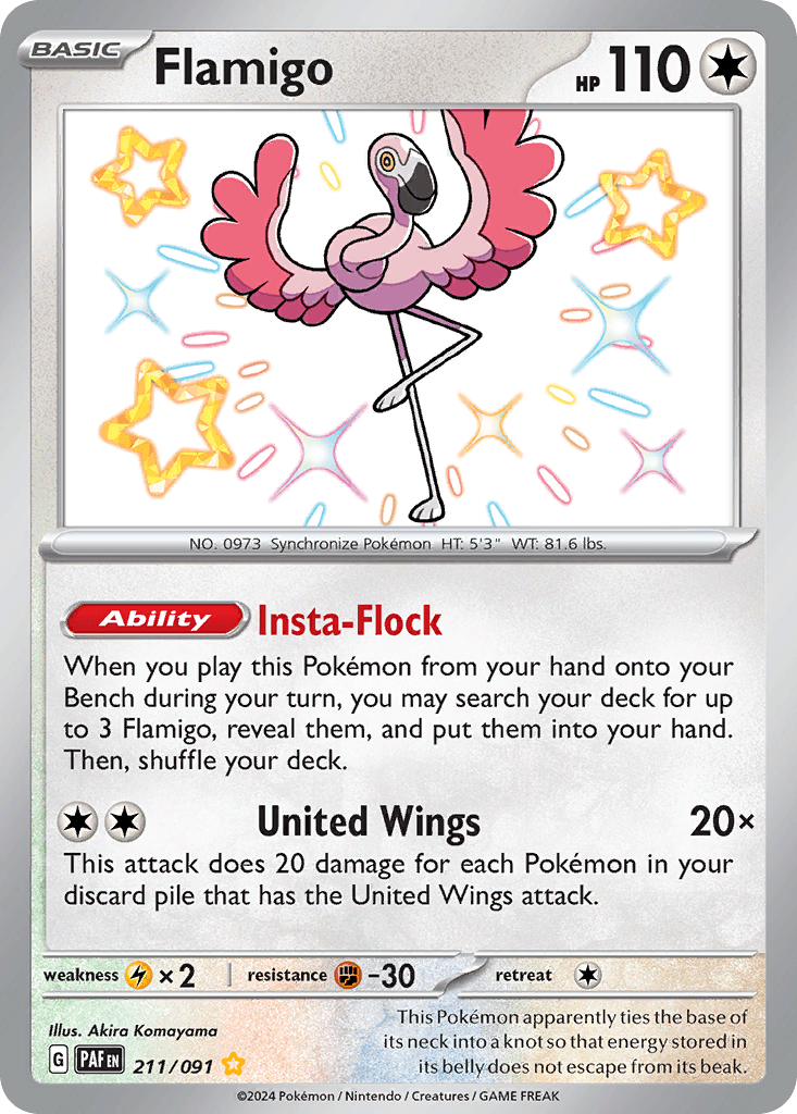 Flamigo 211 — Scarlet & Violet: Paldean Fates