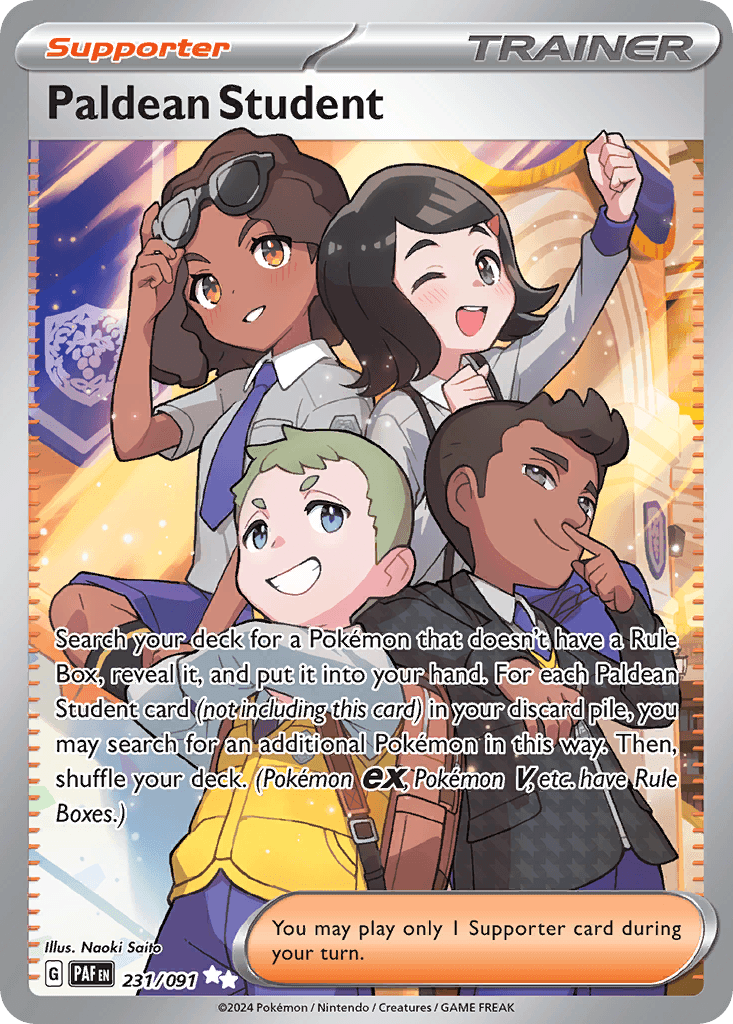 Paldean Student 231 — Scarlet & Violet: Paldean Fates