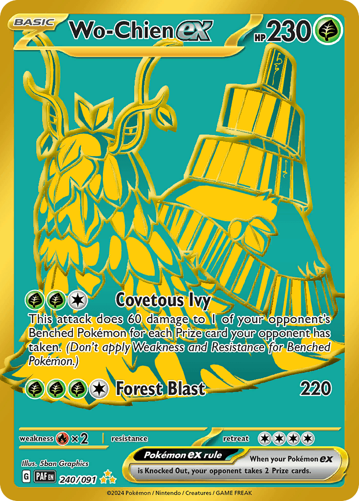 Wo-Chien ex 240 — Scarlet & Violet: Paldean Fates