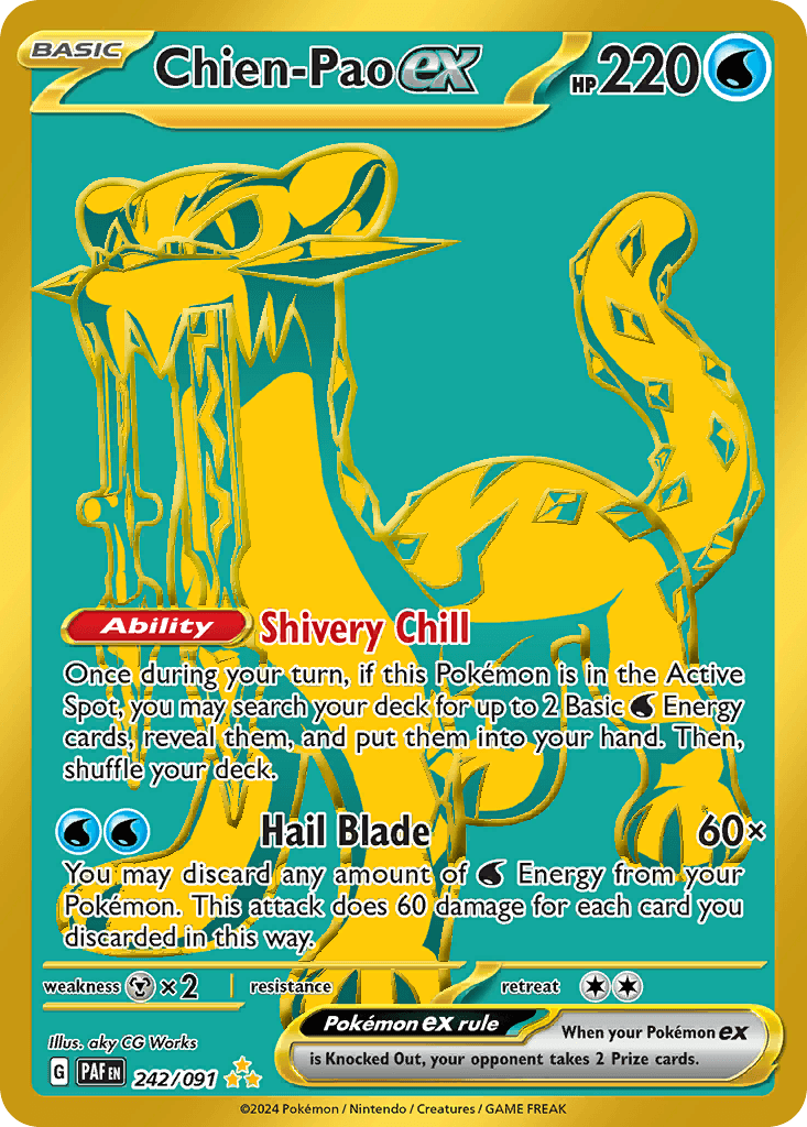 Chien-Pao ex 242 — Scarlet & Violet: Paldean Fates