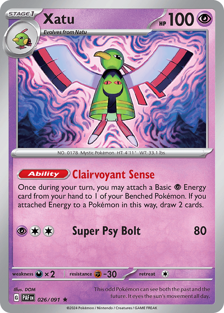 Xatu 26 — Scarlet & Violet: Paldean Fates