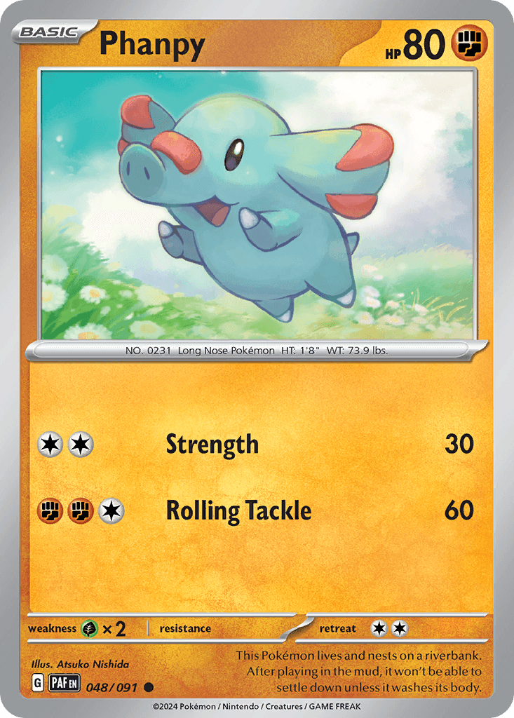 Phanpy 48 — Scarlet & Violet: Paldean Fates