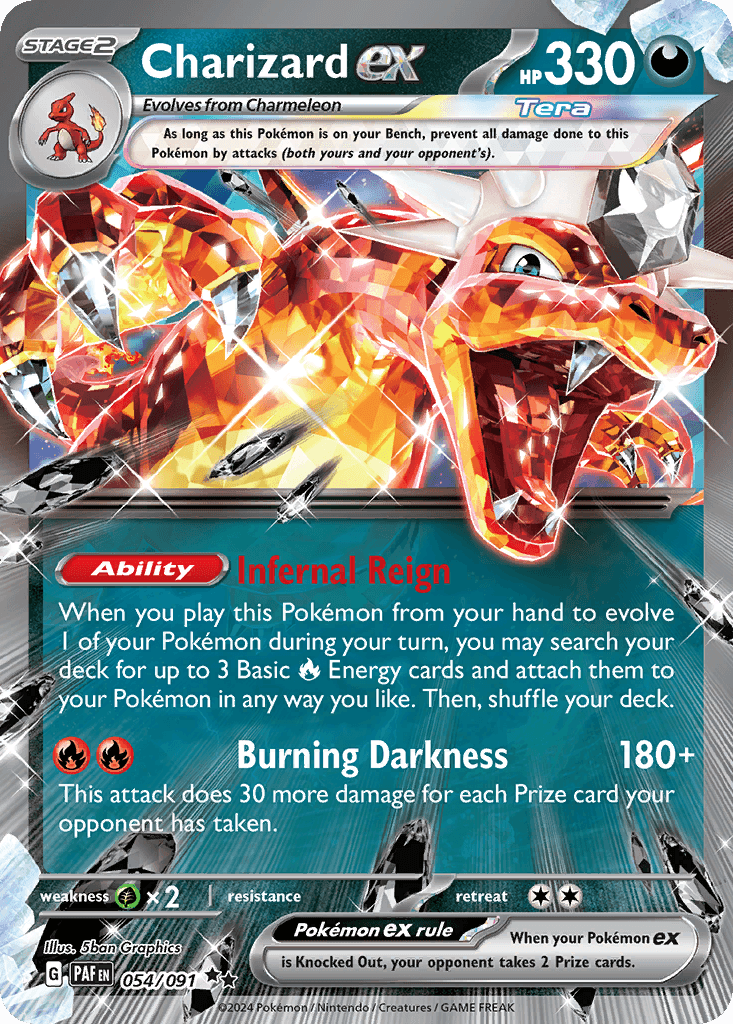 Charizard ex 54 — Scarlet & Violet: Paldean Fates
