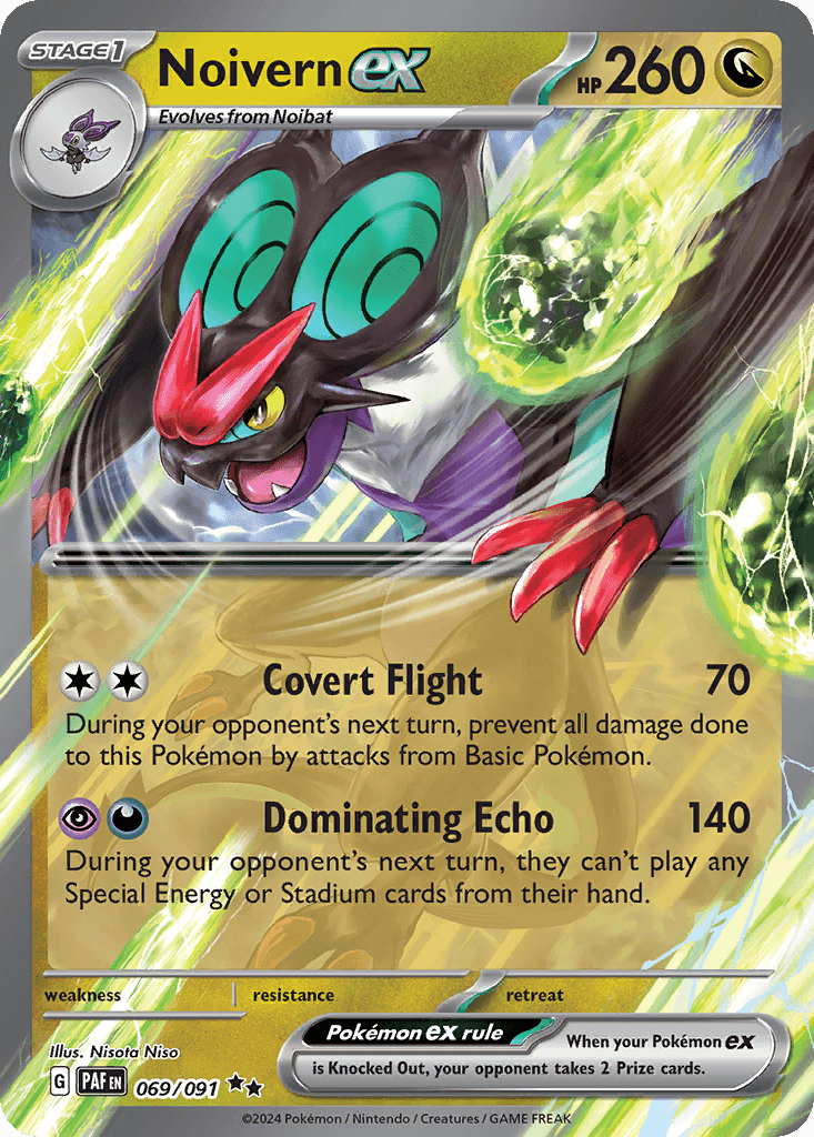 Noivern ex 69 — Scarlet & Violet: Paldean Fates