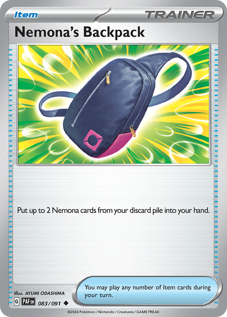 Nemona's Backpack 83 — Scarlet & Violet: Paldean Fates