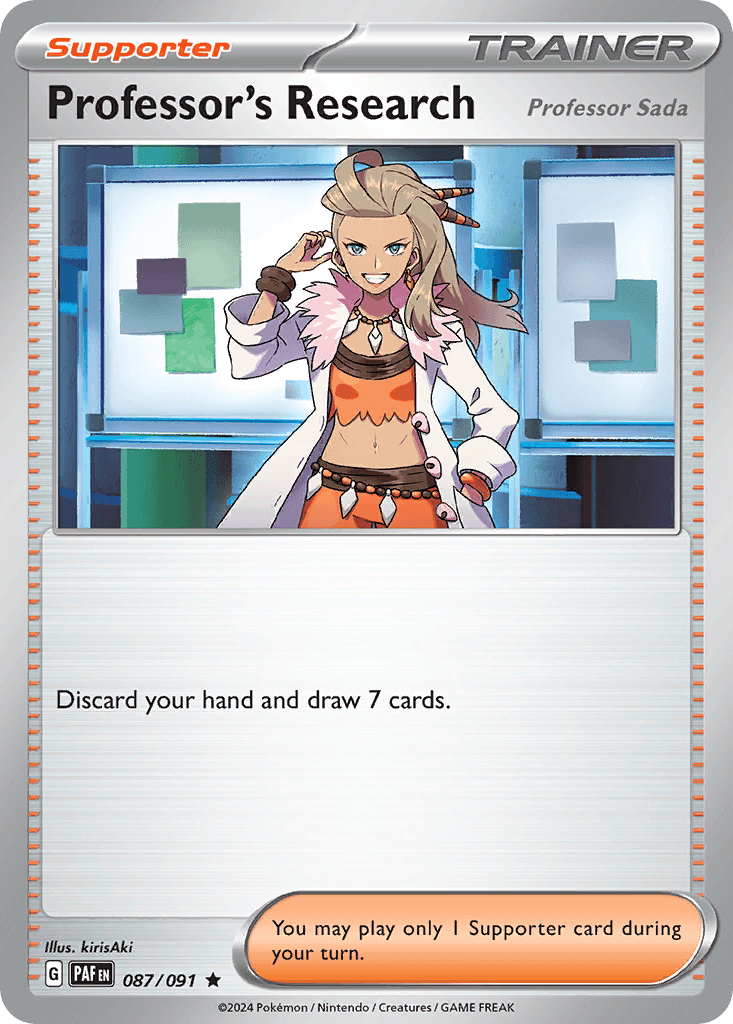 Professor's Research 87 — Scarlet & Violet: Paldean Fates