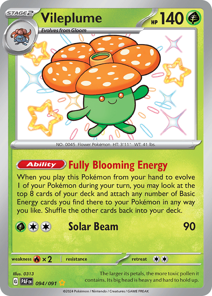 Vileplume 94 — Scarlet & Violet: Paldean Fates