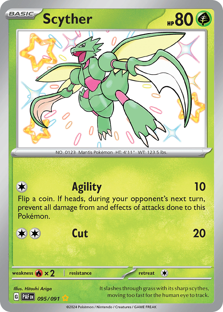 Scyther 95 — Scarlet & Violet: Paldean Fates