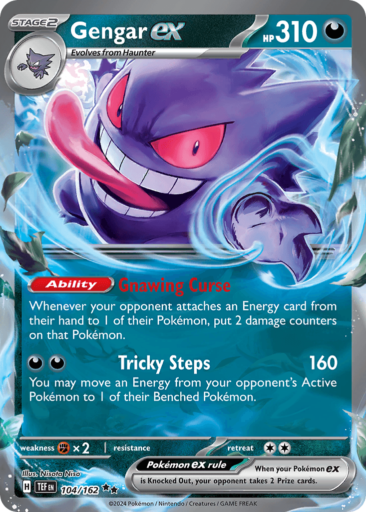 Gengar ex 104 — Scarlet & Violet: Temporal Forces