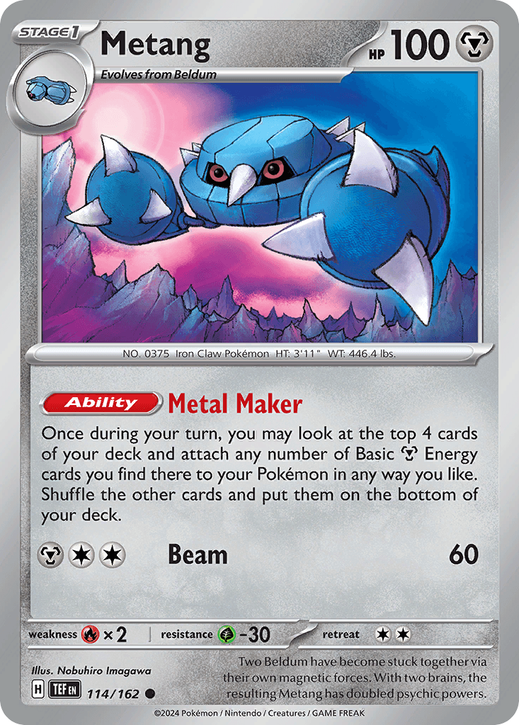 Metang 114 — Scarlet & Violet: Temporal Forces