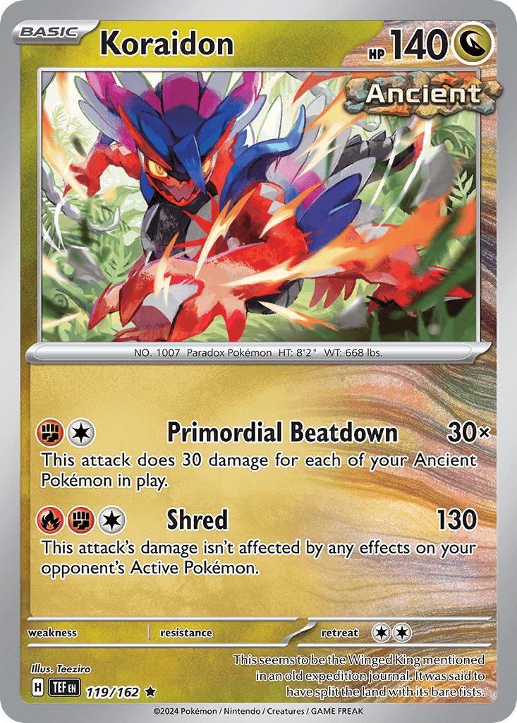 Koraidon 119 — Scarlet & Violet: Temporal Forces