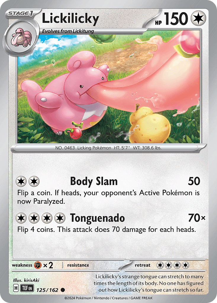 Lickilicky 125 — Scarlet & Violet: Temporal Forces