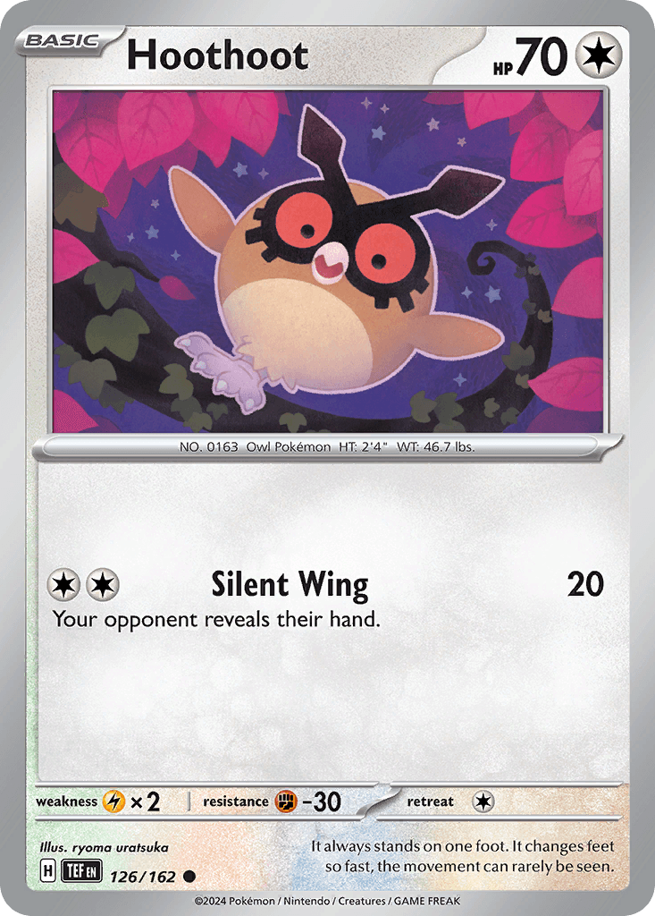 Hoothoot 126 — Scarlet & Violet: Temporal Forces