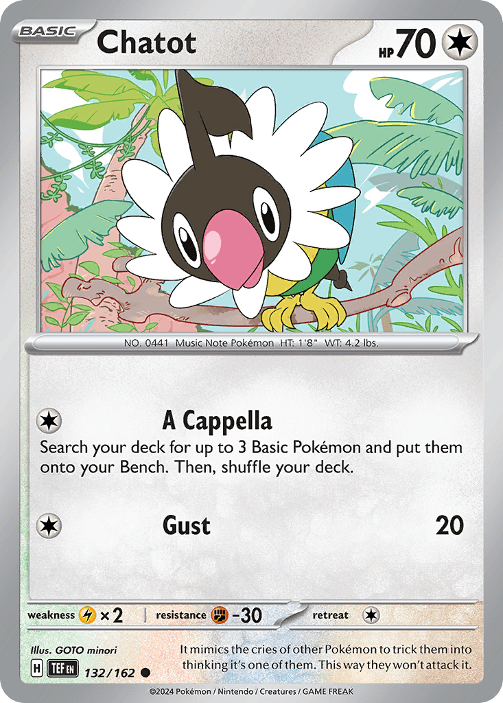 Chatot 132 — Scarlet & Violet: Temporal Forces