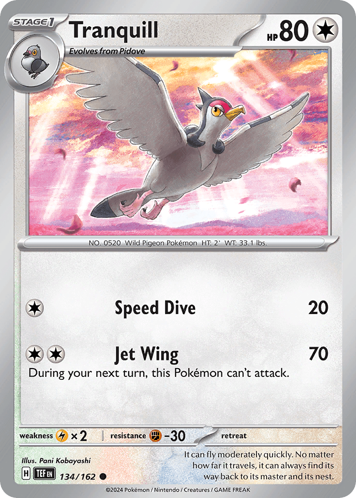 Tranquill 134 — Scarlet & Violet: Temporal Forces
