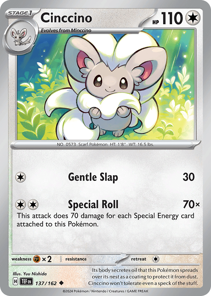 Cinccino 137 — Scarlet & Violet: Temporal Forces