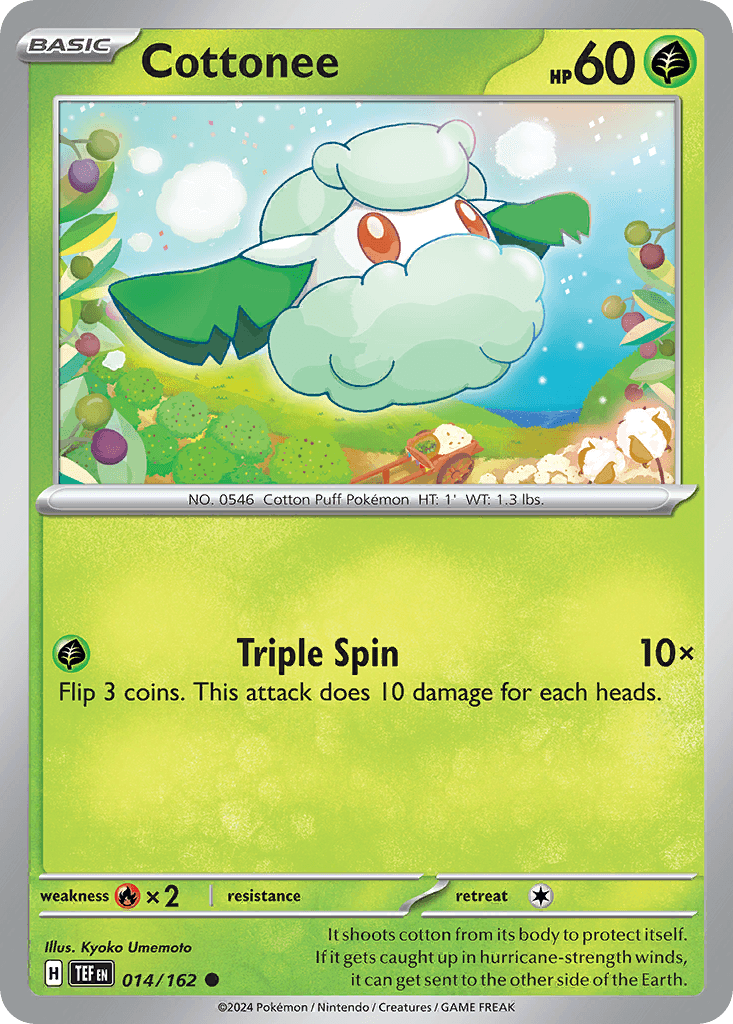 Cottonee 14 — Scarlet & Violet: Temporal Forces