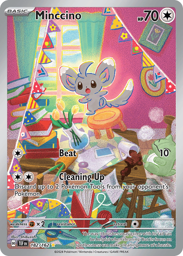 Minccino 182 — Scarlet & Violet: Temporal Forces