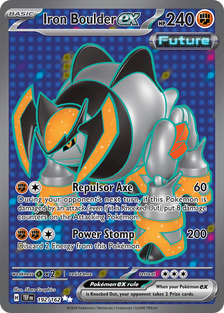 Iron Boulder ex 192 — Scarlet & Violet: Temporal Forces
