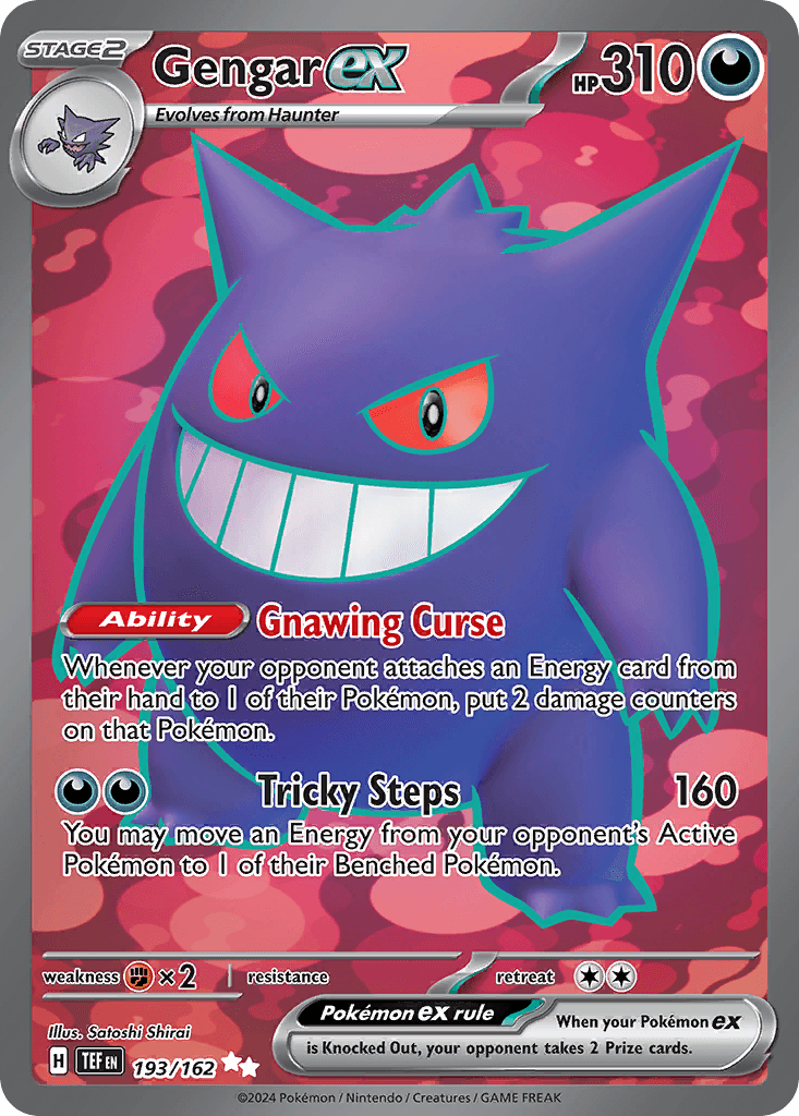 Gengar ex 193 — Scarlet & Violet: Temporal Forces