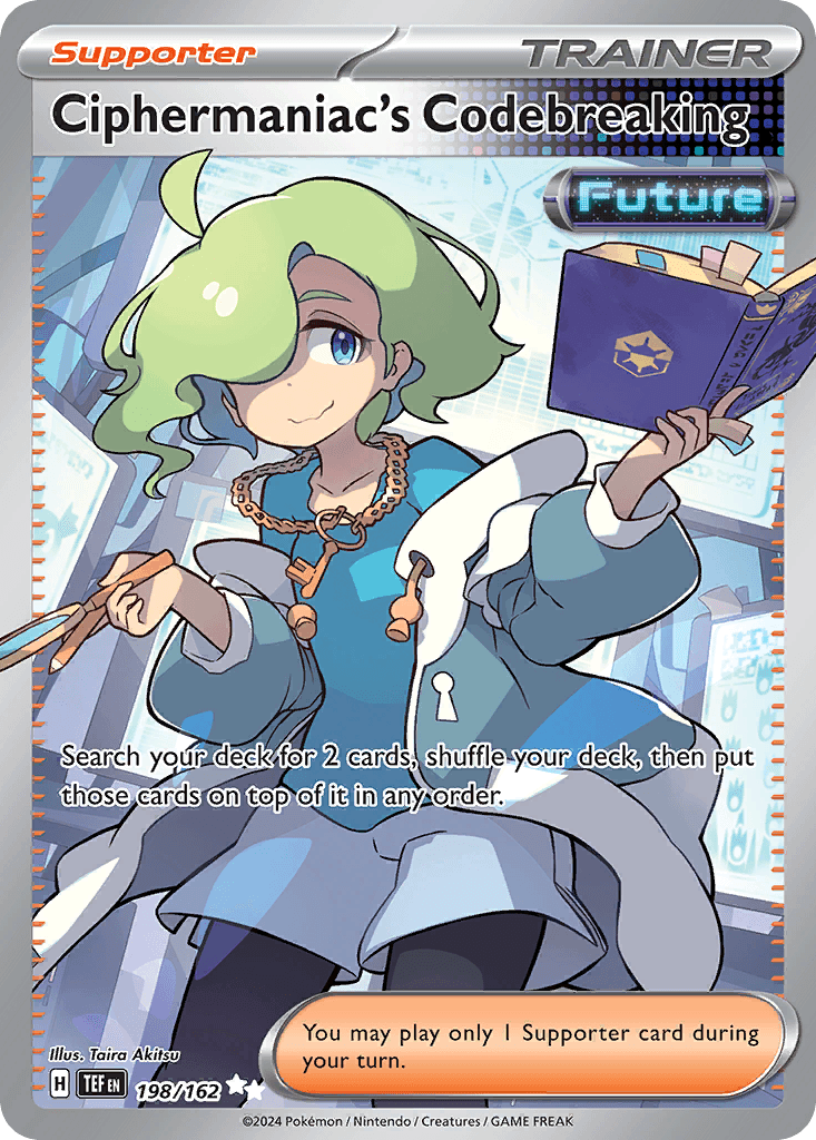 Ciphermaniac's Codebreaking 198 — Scarlet & Violet: Temporal Forces