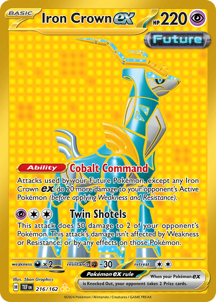 Iron Crown ex 216 — Scarlet & Violet: Temporal Forces