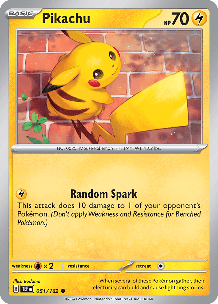 Pikachu 51 — Scarlet & Violet: Temporal Forces